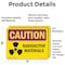 Signmission Radiation & Laser Sign, 5 in H x 7 in W, Vinyl Decal, Rectangle OS-2PACK-CR-D-57-L-10188 - alternate 2